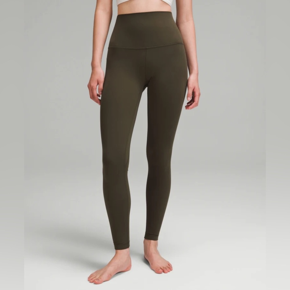 lululemon align dark olive 25” leggings